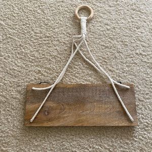 Urban Outfitters Macramé Hanging Shelf